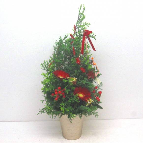 Flower arrangement》Christmas Tree｜花キューピット・ お取り寄せフラワーギフト